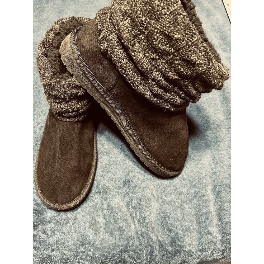 Essential by Muk Luks Women's Laurel Black Boots Size‎ 9 New